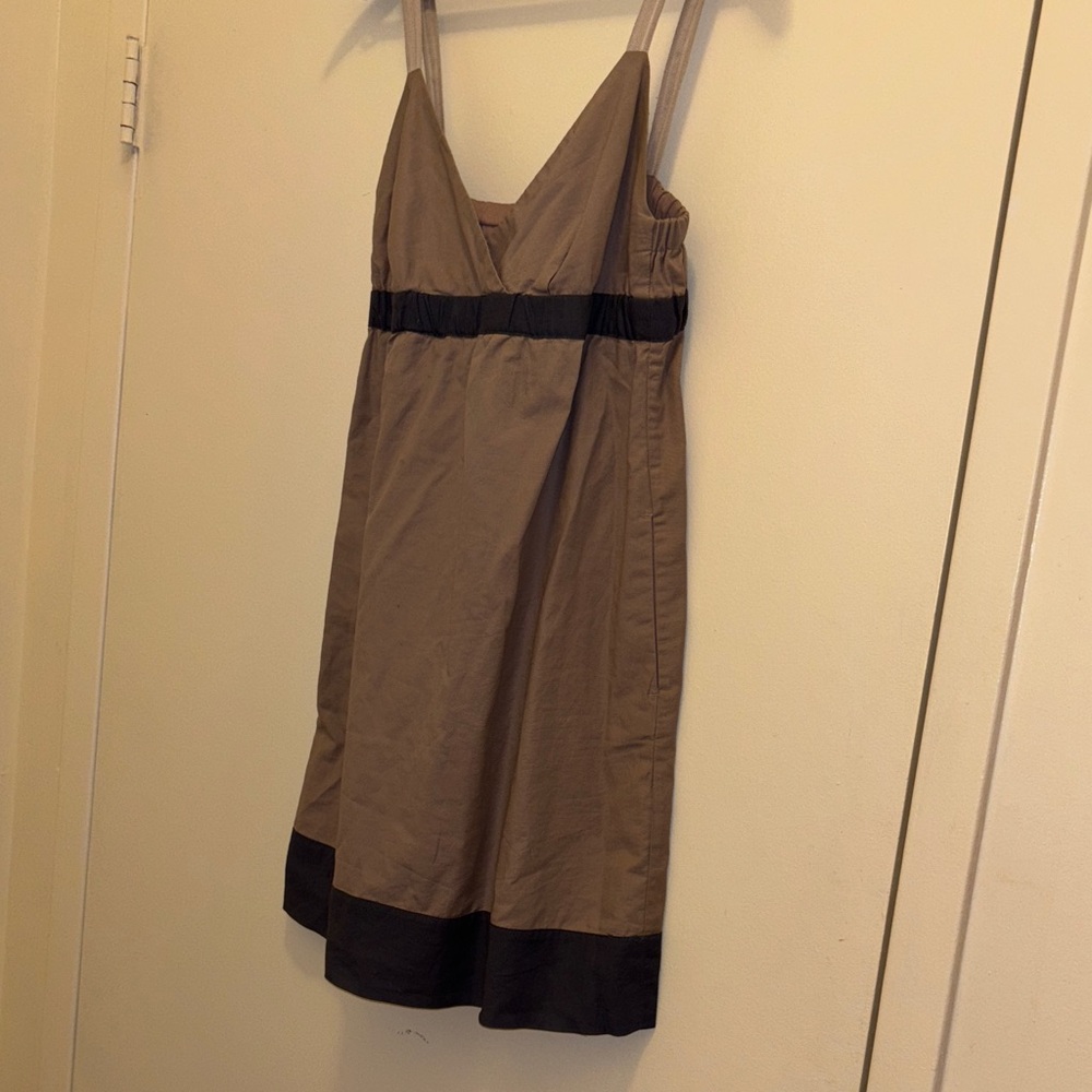 GAP Tan and Black Mini Dress